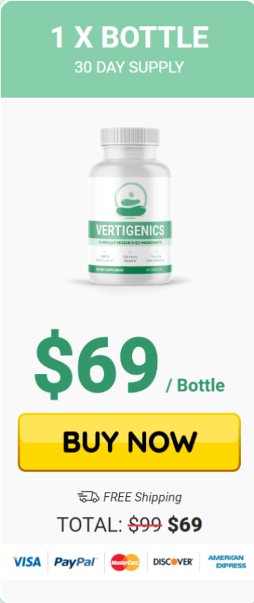 Vertigenics one-bottle deal showing discounted single purchase option